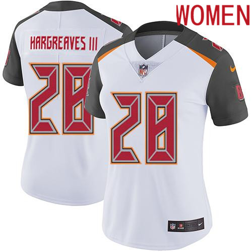 2019 Women Tampa Bay Buccaneers #28 Hargreaves III white Nike Vapor Untouchable Limited NFL Jersey->women nfl jersey->Women Jersey